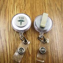 T2D  ID Badge Reel for Docter Nurse Teacher Student retractable recoil id badge holder work fun doctor gift 2024 - buy cheap