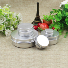 100pcs/lot 5g 10g 15g 30g mini empty aluminium nail art jars cosmetic cream case with screw lid aluminum tins lip balm container 2024 - buy cheap