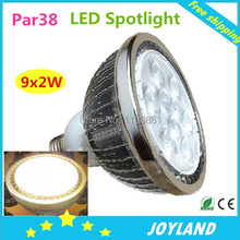 9X2W LED spotlight lamp E27 Dimmable par30  led light bulb downlight white warm white110-220v Free shipping 2024 - buy cheap
