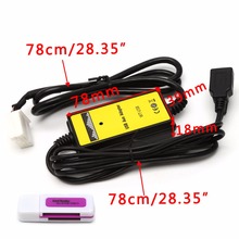 Car MP3 Audio MP3 USB Interface SD AUX Data Cable Adapter CD Changer SSD/SHSD /MMC Card For Honda Acura 2024 - buy cheap