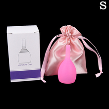 Менструальная чашка для женщин, размер S, L, силиконовая менструальная чашка для месячных 2024 - купить недорого
