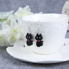 1pair Fashion Craft  Resin cat Drop Earrings For Women Japan/Korean Fashion Jewelry Wholesale 2024 - buy cheap