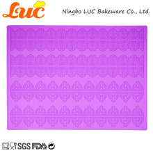 LUC Products High Quality Large Size 4 Stripe Silicone Styling Tools Kitchen Accessories Wedding Cake Lace Mat 2024 - buy cheap