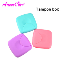 Tampons Box Women Sanitary Napkin Swab Tampon Box Portable Travel Box vagina tampons similar with menstrual cup to keep Tampon 2024 - buy cheap