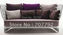 Горячая продажа SG-12030A городской новый стиль садовый диван, открытый диван, ротанг диван наборы. 2024 - купить недорого