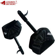 Linkboy-accesorios para tiro con arco, compuesto de ayuda de liberación de alta calidad, cabeza de pinza giratoria, tiro con arco negro 2024 - compra barato