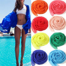 Sexy Beach Cover Up Sarong Summer Bikini Cover-Ups Wrap Pareo Beach Dress Skirts Towel 2024 - buy cheap