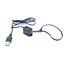 Nuevo estilo DC5V Puerto USB EL cable inversor alimentado por o de batería móvil para conducir 1-3m EL cable o EL de para decoración de fiesta 2024 - compra barato