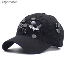 Ditpossible new retro flowers hats for women embroidery snapback hat female baseball cap casquette floral caps 2024 - buy cheap