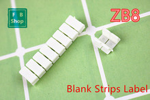20PCS ZB8 Din Rail Terminal Blocks Blank UK6N URTK-S UK5 Maker Strips Label 2024 - buy cheap