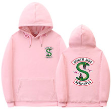 Fashion Riverdale hoodie South Side Serpents Hoodie Sweatshirt Hip hop Streetwear Autumn Spring Hoodies Men 2024 - buy cheap