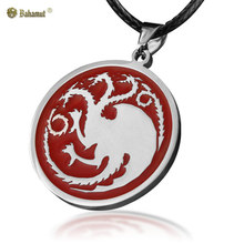 Bahamut A Song of Ice and Fire Game of Thrones The House of  Targaryen Dragon Badge Necklace Pendant Titanium Steel Jewelry 2024 - buy cheap