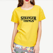 Stranger Things T Shirt Women Casual Top Tee Shirts Tshirt T-shirt Female Femme Clothing Harajuku Funny Movie Shirt 2024 - buy cheap