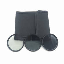 3 pcs 37 40.5 43 46 49 52 55 58 67 67 72 77 82mm Gray ND2 ND4 ND8 Lens Filter Kit Set +Cloth Bag For Canon Nikon Sony Camera 2024 - buy cheap