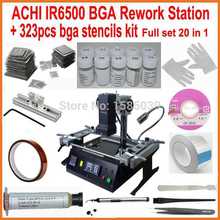 Original ACHI IR6500 bga rework station + 323pcs bga stencils solder flux reball station completely 20 in 1 bga reballing kit 2024 - buy cheap