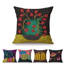 Modern Dots Art Yayoi Kusama Dot Pumpkin Abstract Vision Cracked Pattern Home Decor Sofa Throw Pillow Case Linen Cushion Cover 2024 - buy cheap