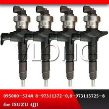 Подлинный и оригинальный новый дизельный common rail fule инжектор 095000-5435 095000-5431 8-97311372-0 8-973113725-8 для 4JJ1 2024 - купить недорого