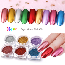 Born Queen 0.5g Nail Mirror Glitter Powder Metallic Color Nail Art UV Gel Polishing Chrome Flakes Pigment Dust Decorations 2024 - buy cheap