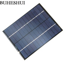 BUHESHUI-Panel Solar de 5,2 W, 6V, 5,2 W, 12V, 4,2 W, 6V/9V, 12V /18V, módulo de célula Solar DIY, cargador de sistema de batería, educación 2024 - compra barato