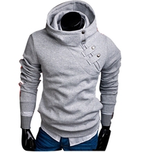 Brand 2017 Hoodies Solid Warmth New Stitching Hoodies Men Fashion Tracksuit Male Sweatshirt Hoody Men Pullovers 2024 - buy cheap
