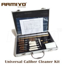 Armiyo. 17cal 4.5mm a 12ga 18.5mm calibre universal rifle barril escova arma furada haste de limpeza algodão tiro acessórios 2024 - compre barato