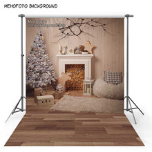 Plano de fundo de vinil para fotografia, fundo de vinil sem costura para árvore de natal e decoração de casa para ano novo 2024 - compre barato