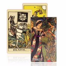 2019 English version smith-waite tarot deck old-fashioned color centennial tarot cards game board game 2024 - buy cheap