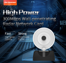 New comfast 300Mbps radar network card Wireless USB WiFi Wi Fi Adapter With 10dBi Radar Antenna WiFi Signal Transmitter Receiver 2024 - buy cheap