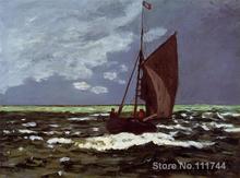 Картины для нового дома, морской пейзаж, Клод Моне, картина маслом ручной работы, высокое качество 2024 - купить недорого
