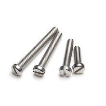 M2x(3 4 5 6 8 10 12 14 16 18 20mm Length) Slotted screws Cylindrical head screw one font slot bolt 304 stainless steel 2024 - buy cheap