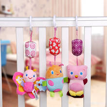 0-24 months Baby Rattle Bell Infant Crib Stroller Hanging Toy Plush animal Musical  Newborn Hanging Bell  Soft Playpen Bed Pram 2024 - buy cheap