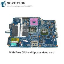 NOKOTION For Sony Vaio VGN-FZ240E VGN-FZ Laptop Motherboard DDR2 Free CPU A1369752B MBX-165 1P-0076500-8010 Main board 2024 - buy cheap