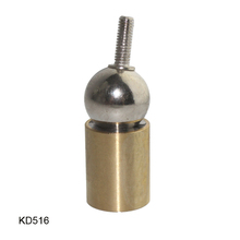 KD516 разъем для 3d принтера, стальной шарик, латунный стержень с отверстием для резьбы, постоянный магнит, универсальный магнитный шаровой шарнир 2024 - купить недорого