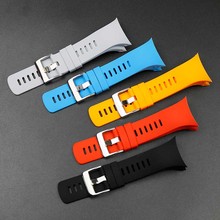 Men's silicone strap buckle accessories for SUUNTO Spartan cool running waterproof ladies sports rubber strap watch band 2024 - buy cheap