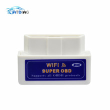 White Mini ELM327 OBDII WIFI Car Auto Diagnostic Tool For iOS/Android/iPhone/iPad Mini wifi OBD2 ELM 327 wifi elm327 OBD Scanner 2024 - buy cheap