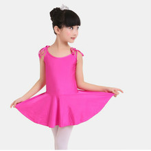 Girls Ballet Dancing Dress Children's Dance Suit Girl Dance Costumes Show Ballet Dancing Wear Spandex Crotch Sling Skirts D0762 2024 - buy cheap