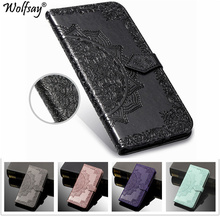 Funda tipo billetera para Motorola Moto G7 Plus, funda de piel con Mandala para Moto G7, bolsa de teléfono de lujo para Motorola Moto G7 Plus XT1965 2024 - compra barato