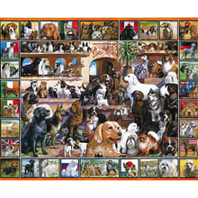 5D DIY full Square Round Diamond Embroidery Dog 3D Diamond Painting Animal Collection Cross Stitch Mosaic Home Decoration 2024 - buy cheap
