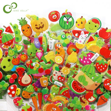 10 листов/партия, милые наклейки для фруктов и овощей, сделай сам, детские наклейки для еды, игрушки, ПВХ, скрапбук, подарки для детей, GYH 2024 - купить недорого
