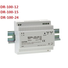 Fuente de alimentación conmutada DR-100-12, 100W, 12V, carril Din, CA a CC 2024 - compra barato