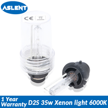 Aslent 2pc D2S D2R D2C Xenon light HID Bulbs CBI HID Car xenon headlight bulb lamp D2 headlight for Auto lights 6000K 12V 35W 2024 - buy cheap