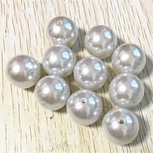 20MM white color 110pcs/lot  chunky Acrylic Pearl Beads  for Chunky Necklace Jewelry making (B63) 2024 - buy cheap