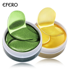 EFERO 120pcs Collagen Crystal Eye Mask Green Gel Eye Patches Anti Wrinkle Eye Bags Dark Circles Puffy Sleep Masks Pads Face Mask 2024 - buy cheap