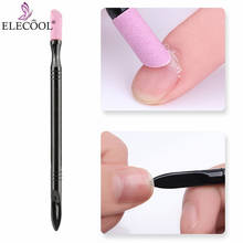 ELECOOL 1Pc Double-end Quartz Exfoliator Nail Cuticle Remover Dead Skin Pusher Trimmer Manicure Grinding Rods Nail Files Tool 2024 - buy cheap