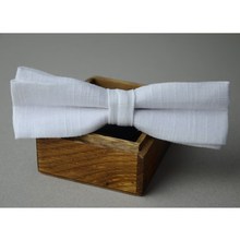 White linen slim bow tie,narrow mens bow tie, white neckties for men,white butterfly 2024 - buy cheap