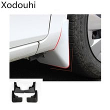 For Toyota Vios/Yaris sedan 2017 2018 2019 car cover plastic fender soft mudguard protect flap splash mud guard frame 4pcs 2024 - buy cheap