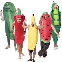 Fantasia de halloween para cosplay, fantasia engraçada de vegetais e frutas, jogo adulto, roupas de decoração de festa, novidade, carnaval de natal, 2018 2024 - compre barato