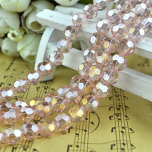 715pcs/lot Good Quality 8mm Pink AB Color Crystal Round Faceted Loose Spacer Glass Beads For Jewelry DIY Making 2024 - buy cheap