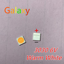 AOT-LED de alta potencia 3030, 1,6 W, 6V, 2700K, Blanco cálido, aplicación de iluminación EMC, 1000 piezas 2024 - compra barato