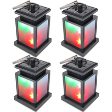 (4pcs/Lot) Colorful Outdoor Solar Power Twinkle LED Candle Light Yard Garden Decoration Umbrella Tree Lantern Hanging RGB Lamp 2024 - buy cheap